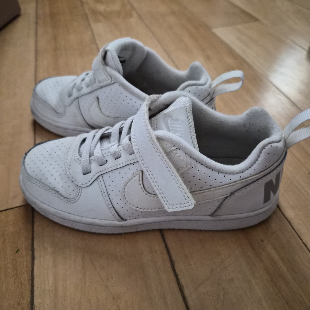 Kids White Nike Shoes